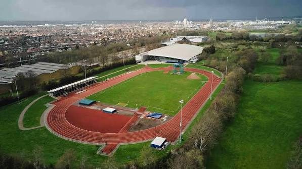 Lee Valley Athletics Centre athletics track, Lee Valley Athletics Centre, Lee Valley Leisure Complex, Meridian Way, Picketts Lock, London, N9 0AS