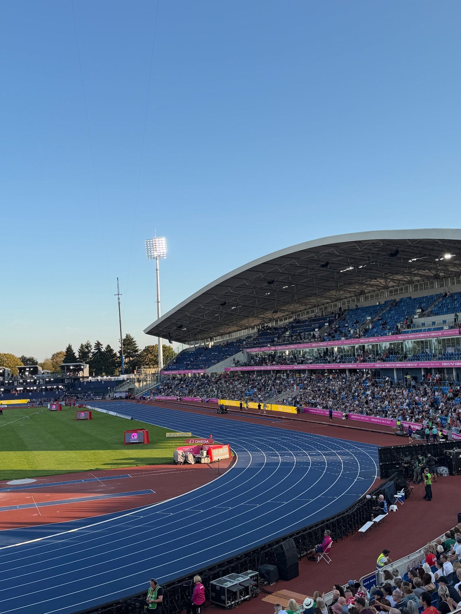 Alexander Stadium athletics track, Walsall Road, Perry Barr, Birmingham, B42 2LR